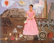 Self-Portrait Along the Boarder Line Between Mexico and the United States - 弗里达·卡洛